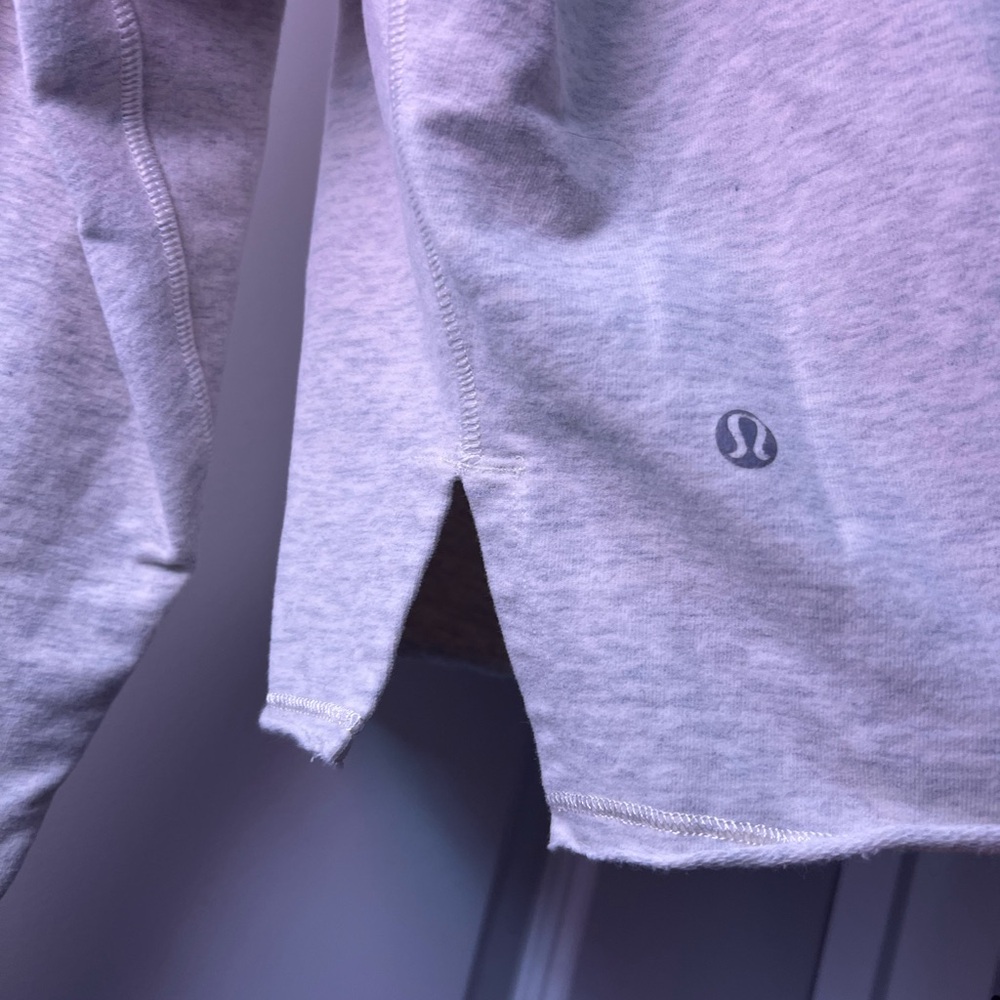 Lululemon Athletica Light Gray Hoodie